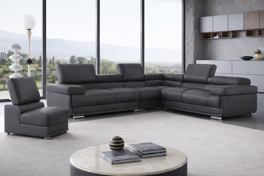 2119 Sectional Large Composition 2, Dark Grey