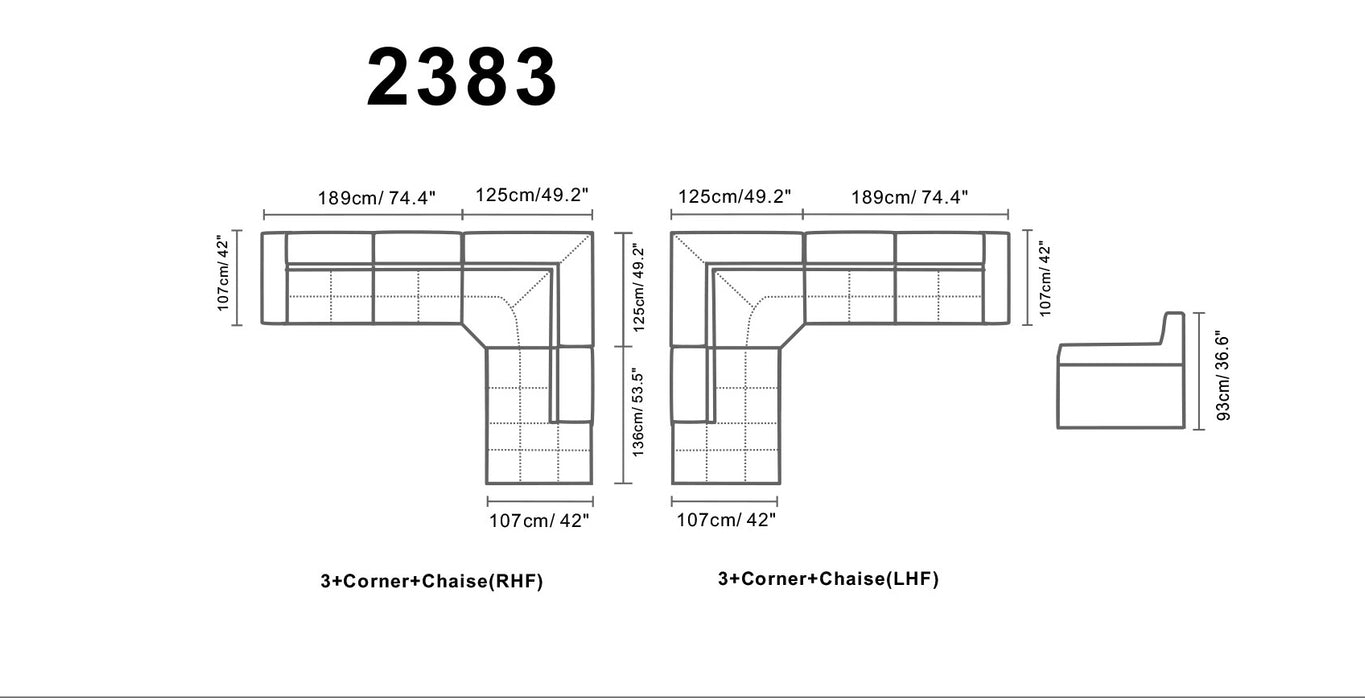 2383 Sectional Left