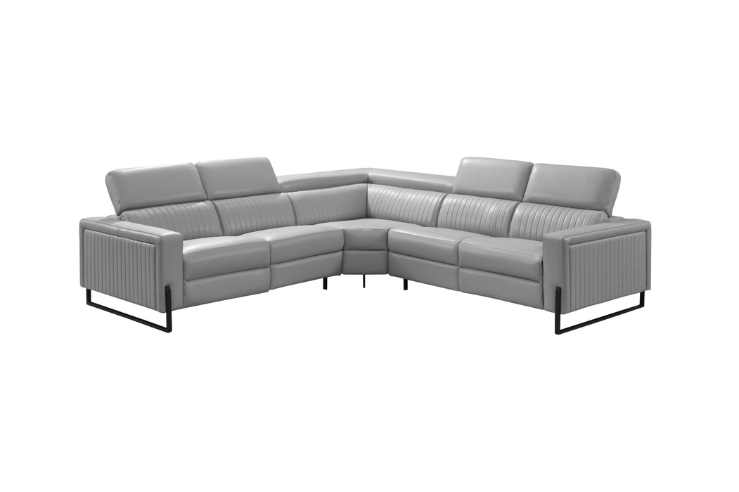 2787 Sectional with Recliners – Light Grey