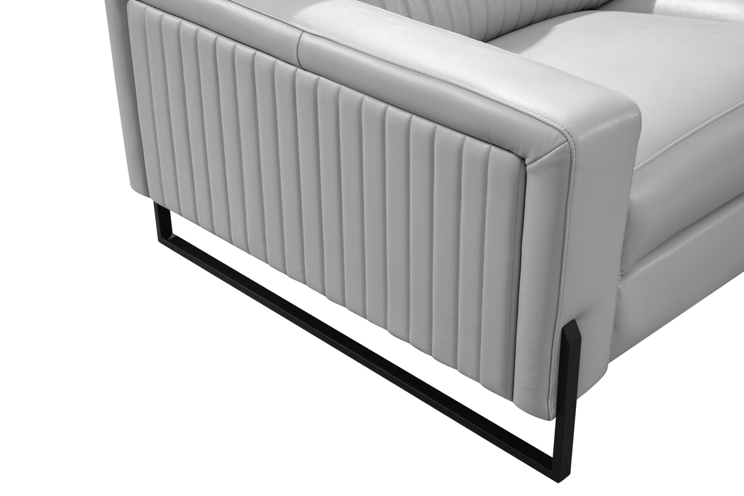 2787 Sectional with Recliners – Light Grey
