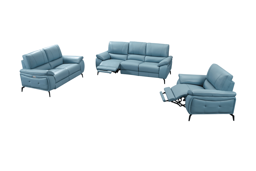 2934 Blue w/ electric recliners