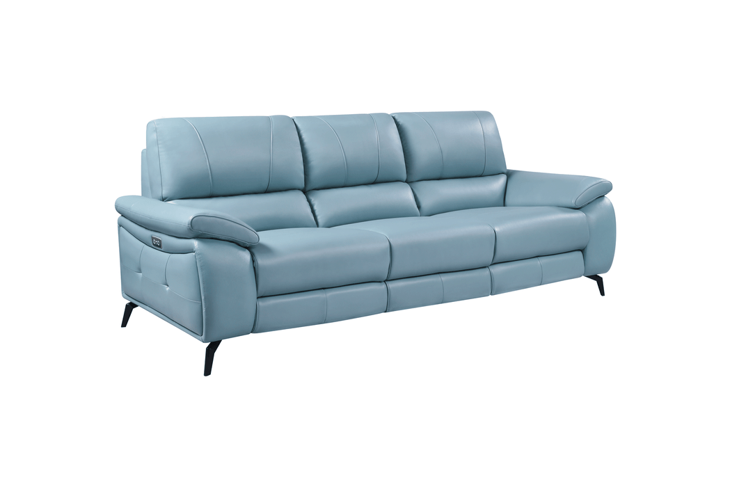 2934 Blue Chair w/ electric recliner