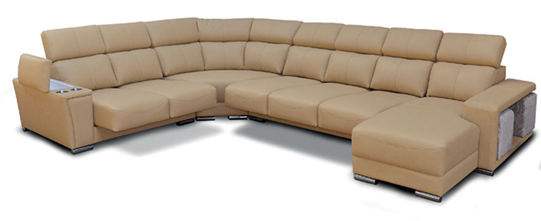 8312 Sectional with Sliding Seats