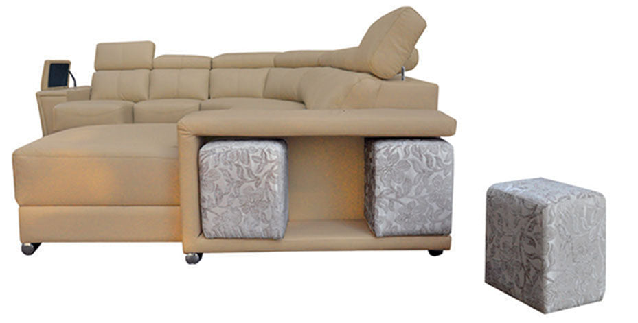 8312 Sectional with Sliding Seats