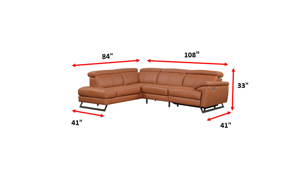 Gea Left Sectional w/ recliner