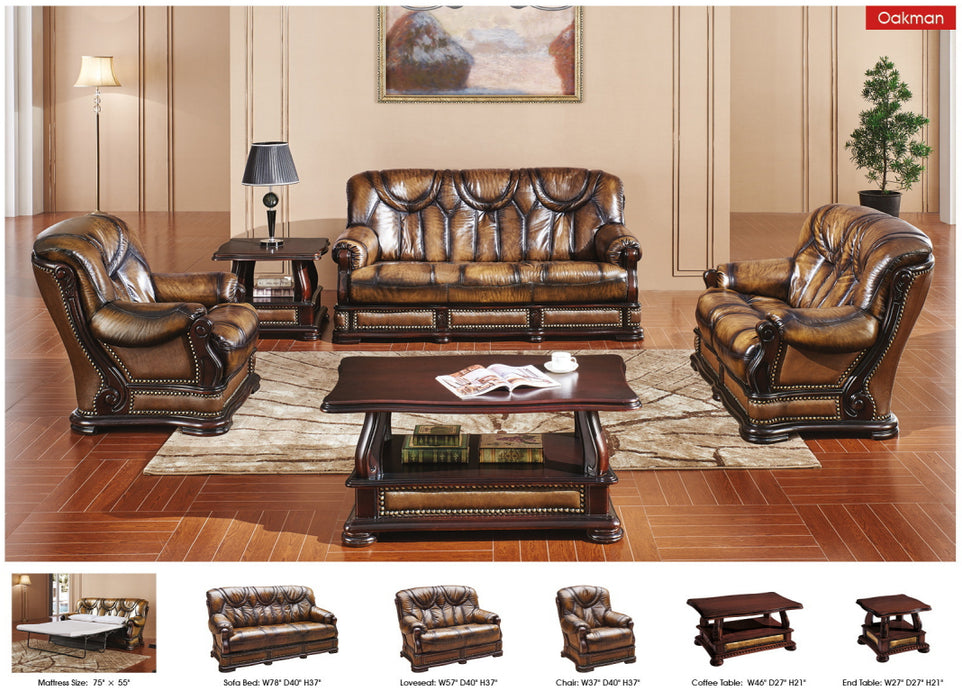 Oakman Sofa and Loveseat