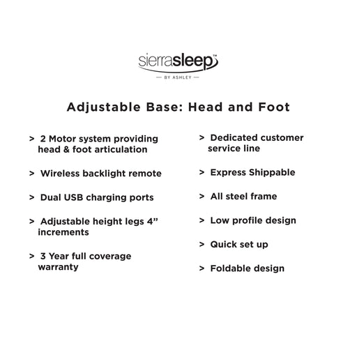 Head-Foot Model-Good Queen Adjustable Base