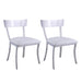 Contemporary Curved-Back Side Chair - 2 per box MAIDEN-SC