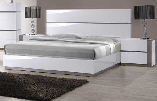 Modern 2-Tone King Size Bed MANILA-BED-KING