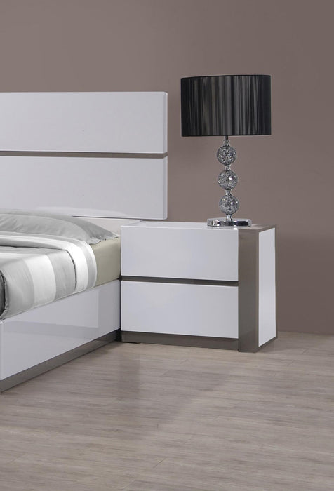 Modern 2-Drawer Nightstand, Right MANILA-NS-R