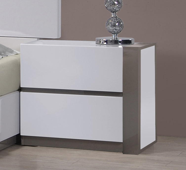 Modern 2-Drawer Nightstand, Right MANILA-NS-R