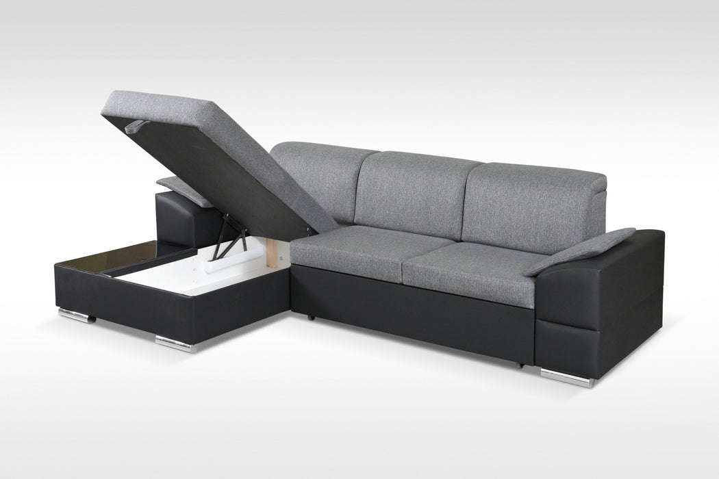 MARCEL GRAY LEFT-By Skyler Furniture