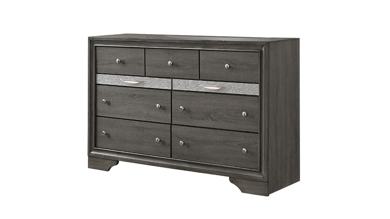 Matrix Dresser – Matrix Dresser Gray by Galaxy Home Furnishings