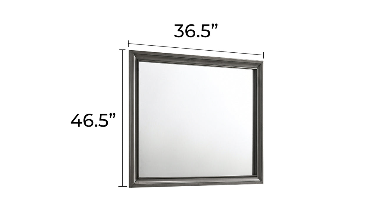 Matrix Mirror – Matrix Mirror Gray by Galaxy Home Furnishings