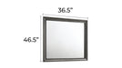 Matrix Mirror – Matrix Mirror Gray by Galaxy Home Furnishings