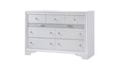 Matrix Dresser – Matrix Dresser White by Galaxy Home Furnishings
