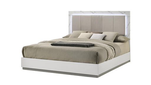 Mist Bed – Mist King Bed White by Galaxy Home Furnishings