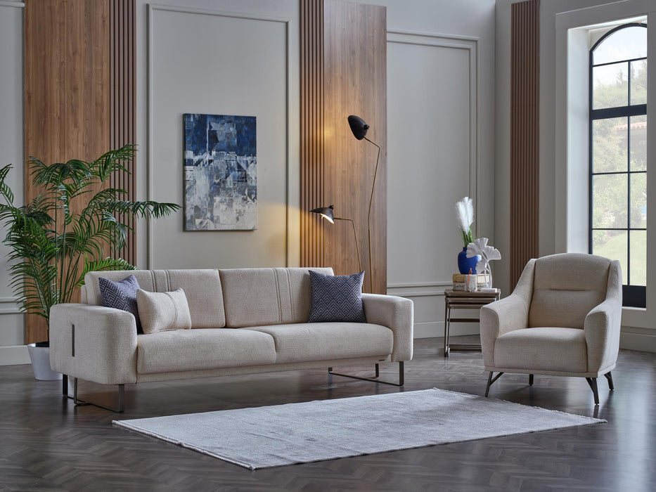 Mirante Accent Chair - Beatto Cream