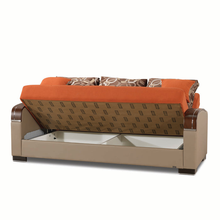 Ottomanson Mobimax Collection Upholstered Convertible Sofabed with Storage