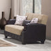 Ottomanson Molina Collection Upholstered Convertible Loveseat with Storage