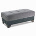 Ottomanson Molina Collection Upholstered Convertible Ottoman with Storage