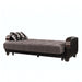 Ottomanson Molina Collection Upholstered Convertible Sofabed with Storage