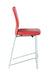 Contemporary Motion Back Counter Stool w/ Chrome Frame MOLLY-CS-RED-CHM