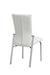 Contemporary Motion-Back Leather Upholstered Side Chair - 2 per box MOLLY-SC-WHT-LTH