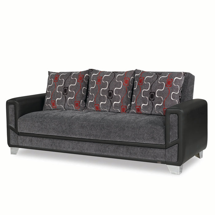 Ottomanson Mondo Modern Collection Upholstered Convertible Sofabed with Storage
