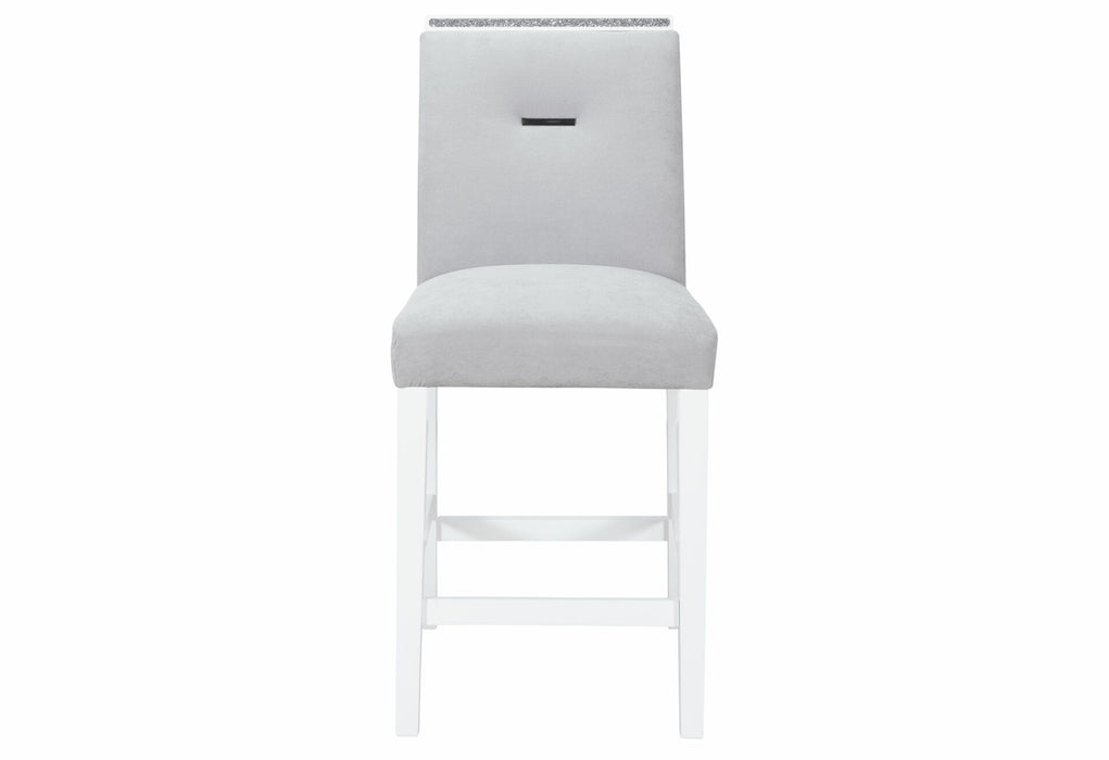 Monaco Bar Stool - Grey/White