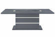 Monaco Dining Table - Dark Grey