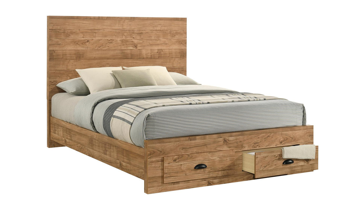 Montana Bed – Montana Queen Bed in Natural by Galaxy Home Furnishings