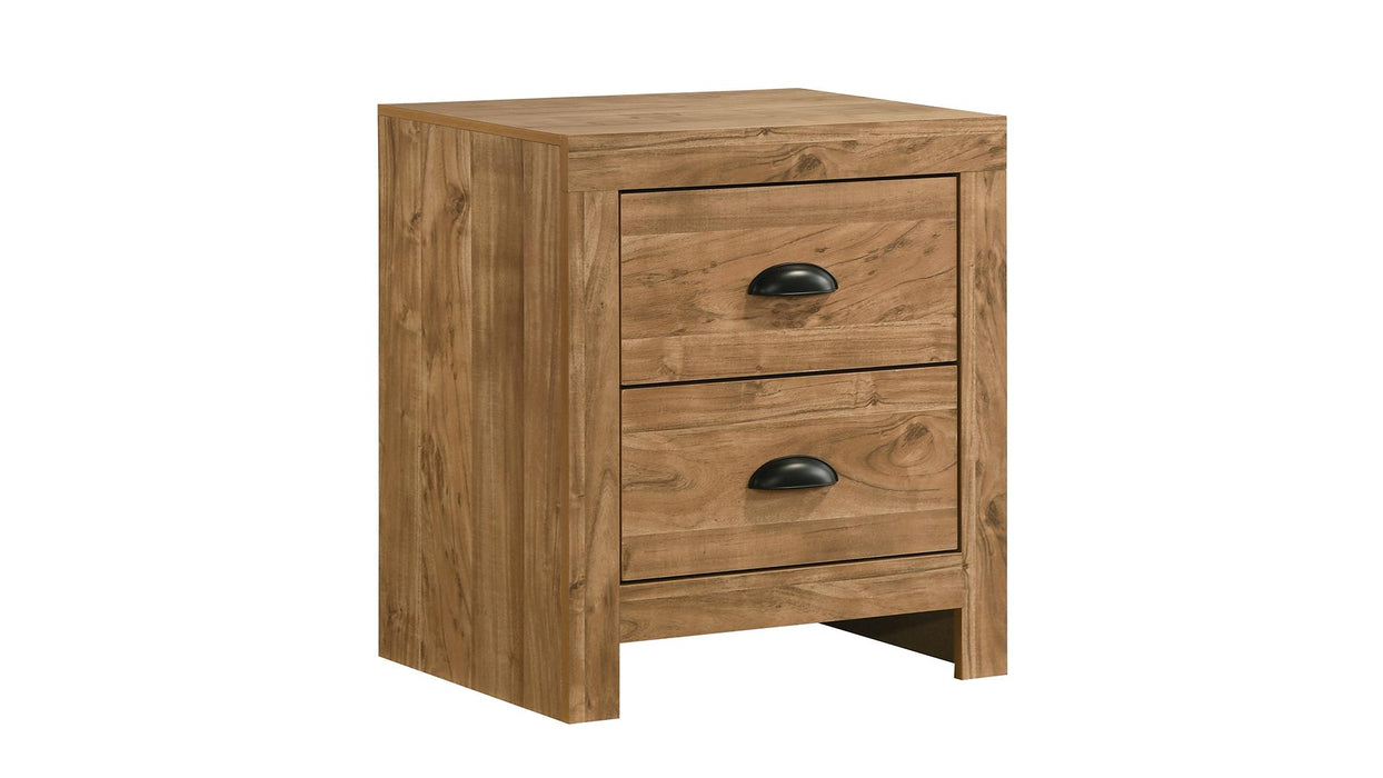Montana Nightstand – Montana Nightstand Natural by Galaxy Home Furnishings