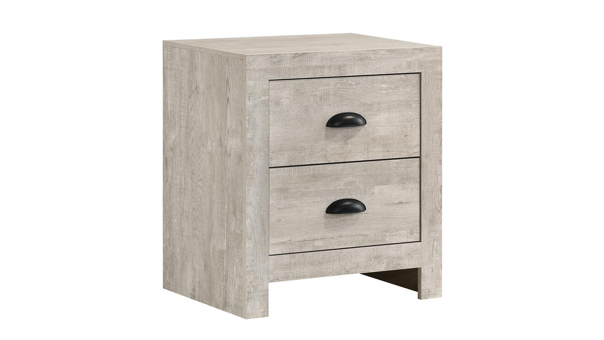 Montana Nightstand – Montana Nightstand Rustic Natural by Galaxy Home Furnishings