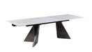 Contemporary Extendable Sintered Stone Top Dining Table MORGAN-DT