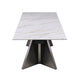 Contemporary Extendable Sintered Stone Top Dining Table MORGAN-DT