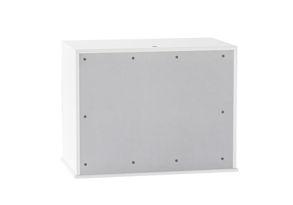 Modern Gloss White 2-Drawer Nightstand MOSCOW-NS