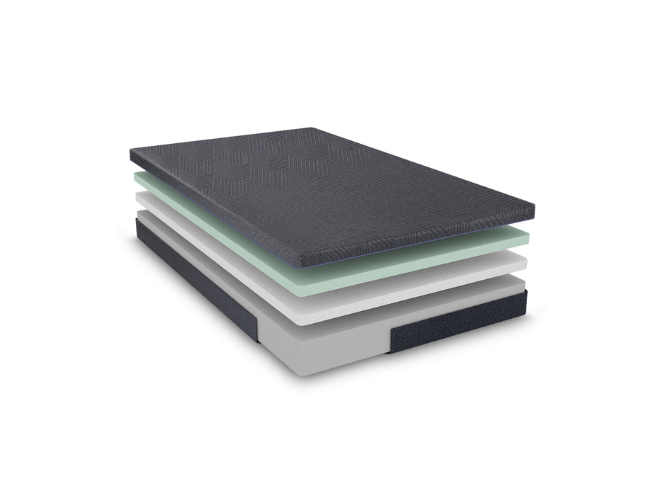 Burnham 11" Queen Green Tea Gel-Infused Memory Foam Mattress