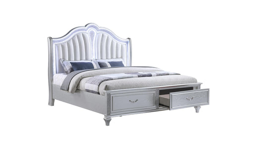 Mystic Bed – Mystic King Bed Silver by Galaxy Home Furnishings