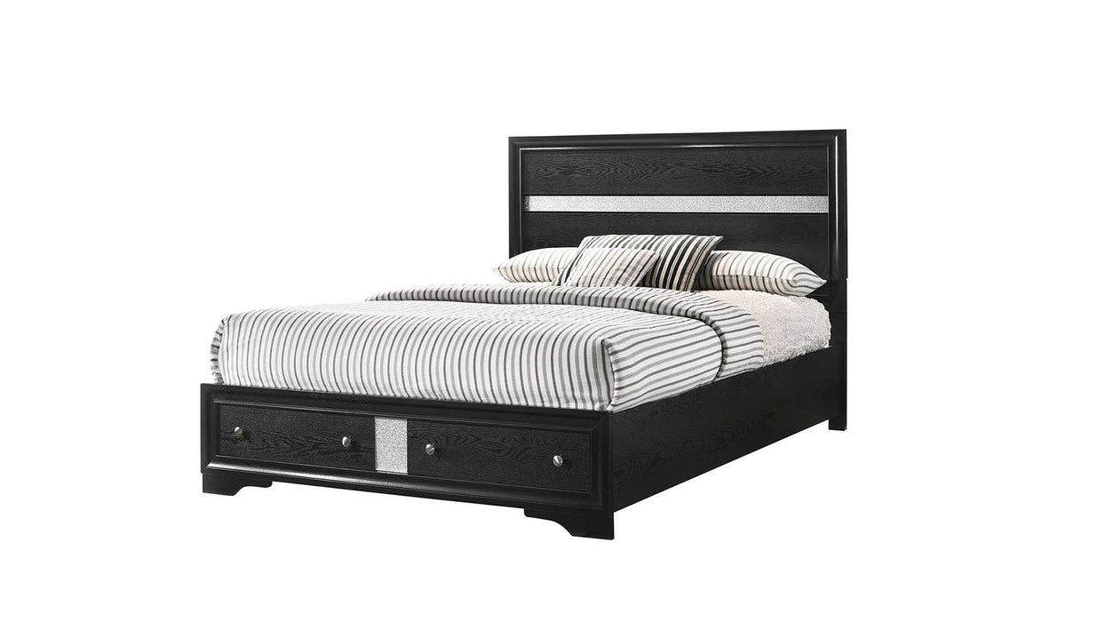 Matrix Bed – Matrix Full Bed Black by Galaxy Home Furnishings