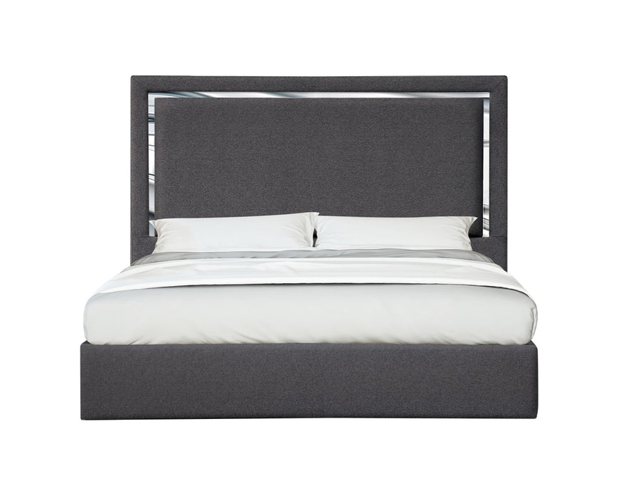 Monet Bed in Charcoal