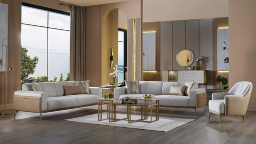 Montella Love Seat - Rome Vizon