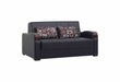 Ottomanson Sleep Plus Collection Upholstered Convertible Loveseat with Storage