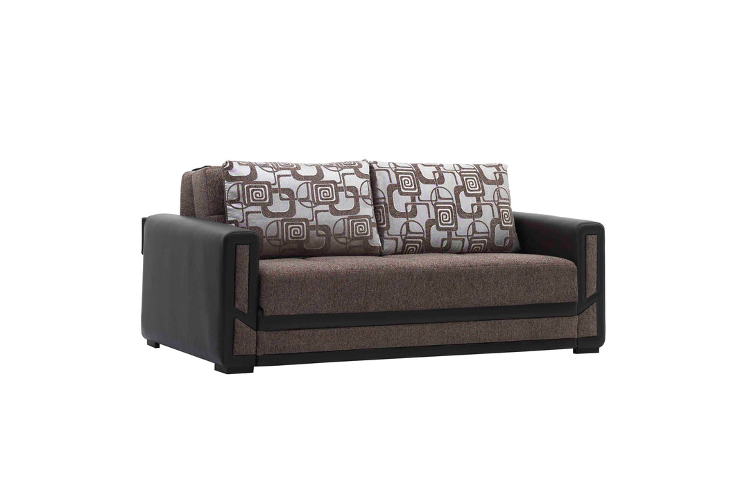 Ottomanson Mondomax Collection Upholstered Convertible Sofabed with Storage