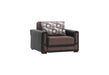 Ottomanson Mondomax Collection Upholstered Convertible Armchair with Storage