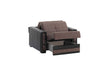 Ottomanson Mondomax Collection Upholstered Convertible Armchair with Storage