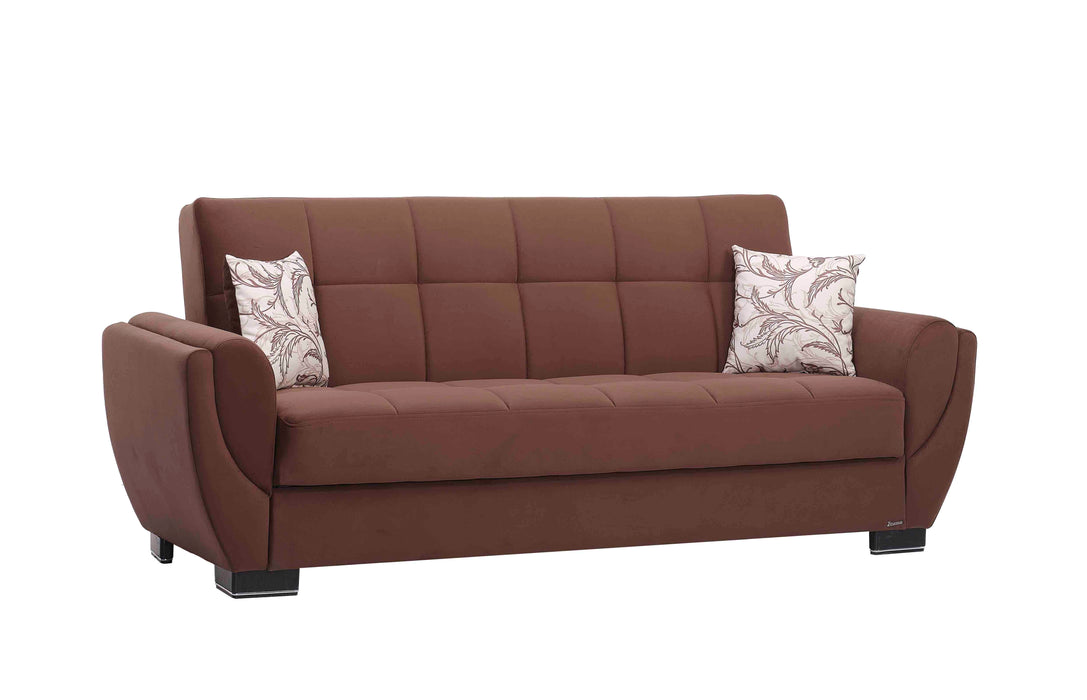 Ottomanson Armada Air Collection Upholstered Convertible Sofabed with Storage