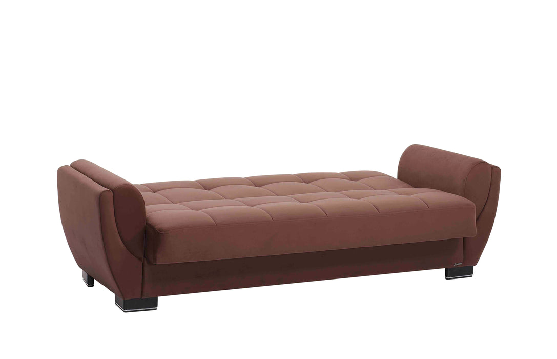 Ottomanson Armada Air Collection Upholstered Convertible Sofabed with Storage