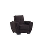 Ottomanson Armada Air Collection Upholstered Convertible Armchair with Storage