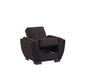 Ottomanson Armada Air Collection Upholstered Convertible Armchair with Storage